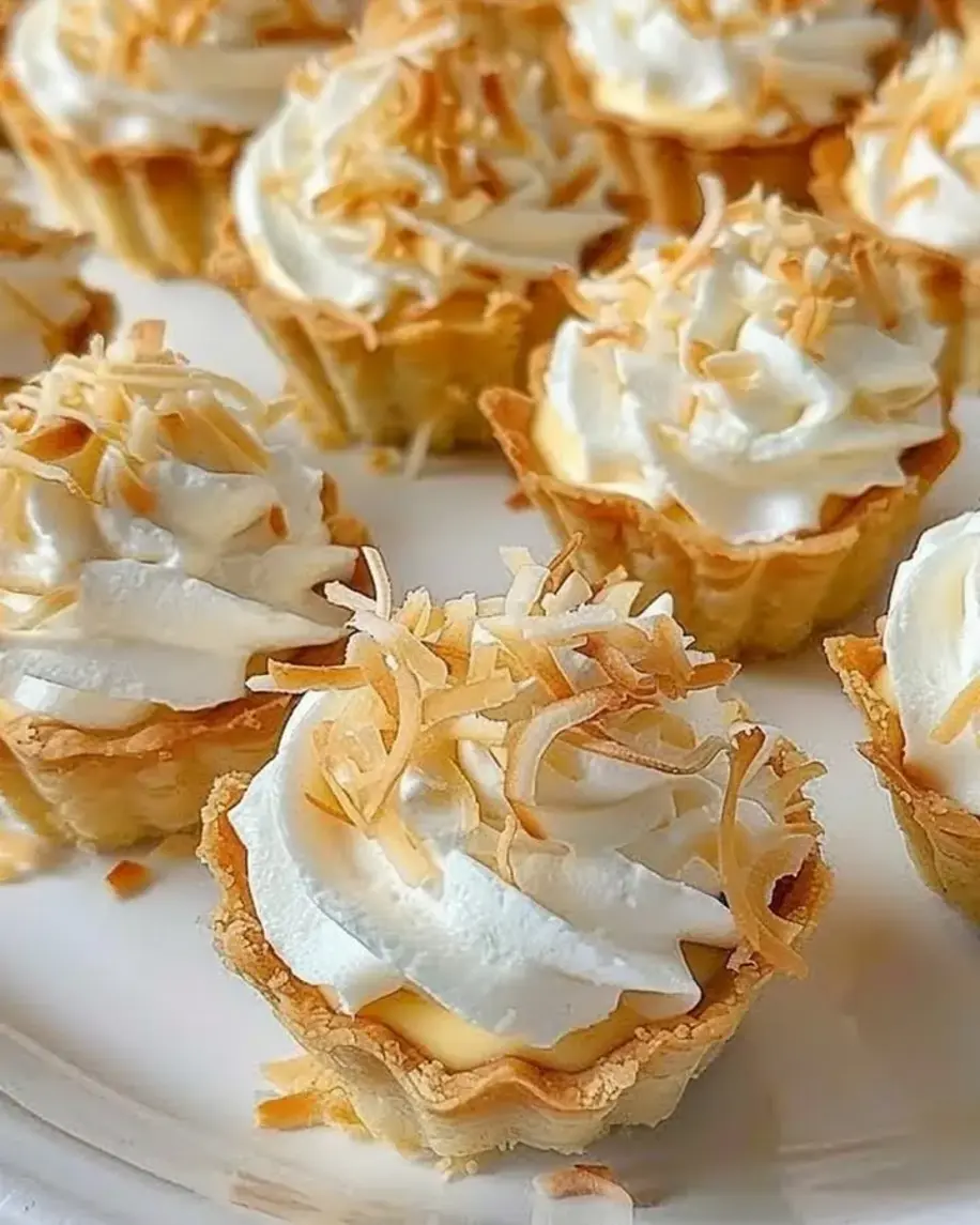 Mini Coconut Cream Pies