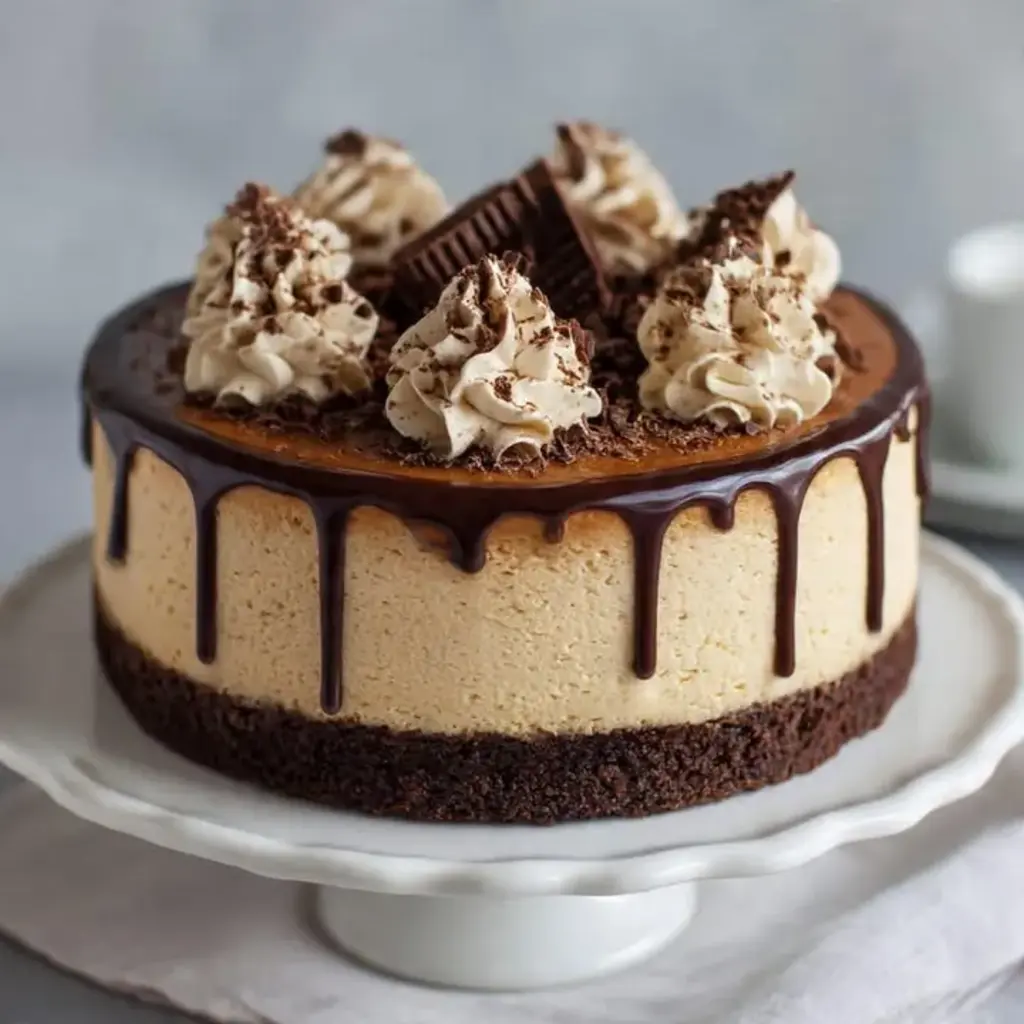 Mocha Cheesecake Cake