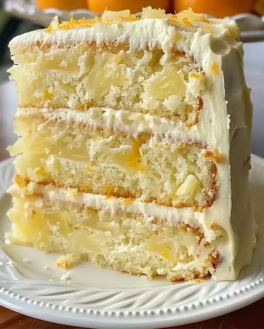 Pineapple Orange Heaven Cake