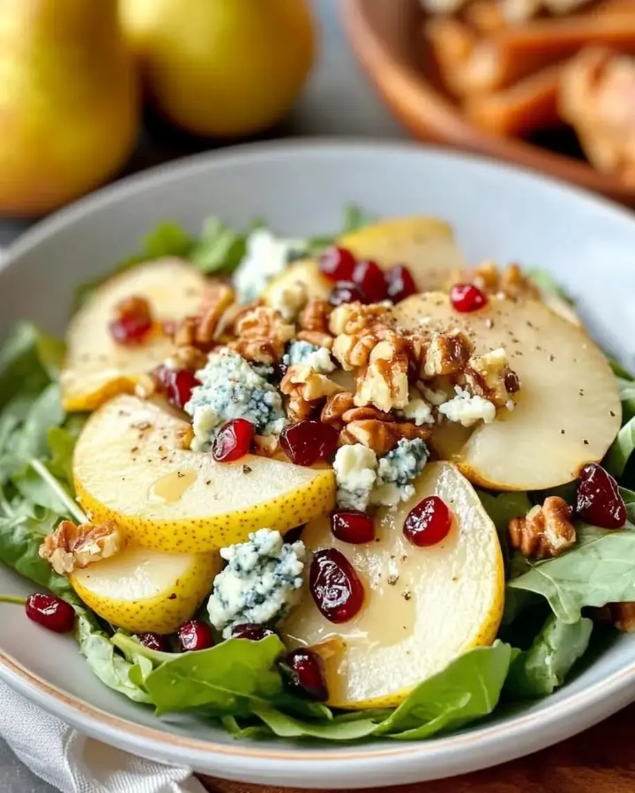Barefoot Contessa Pear and Blue Cheese Salad