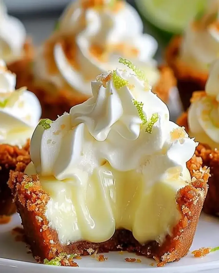 Heavenly No Bake Mini Key Lime Pies