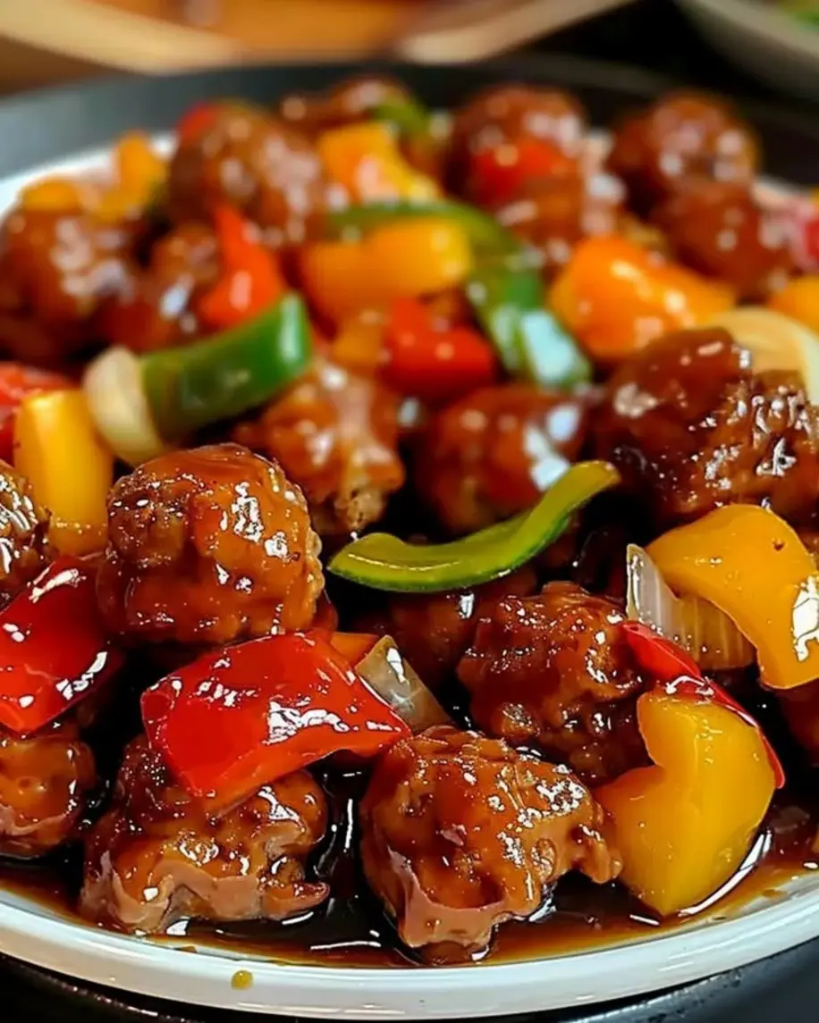 Sweet and Sour Meatballs