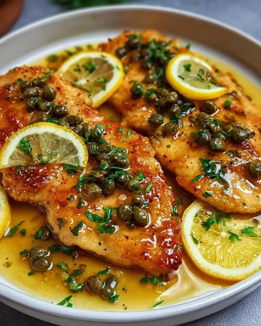 Chicken Piccata with Lemon Capers