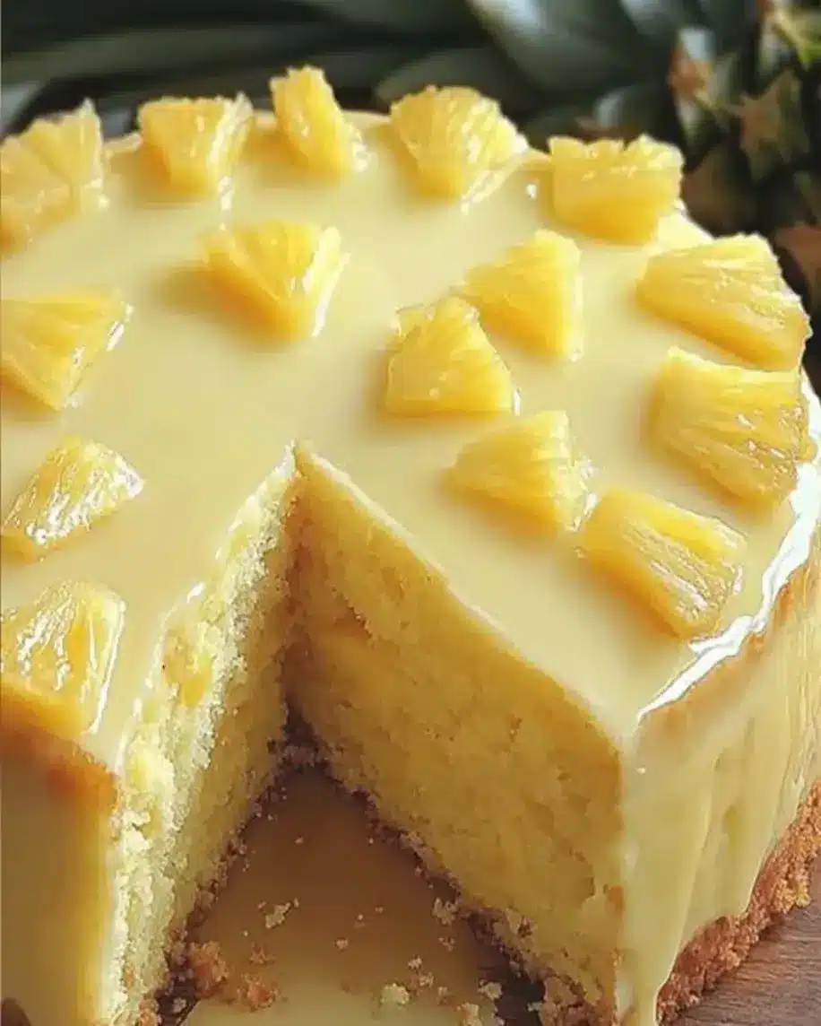 Juicy Pineapple Cake