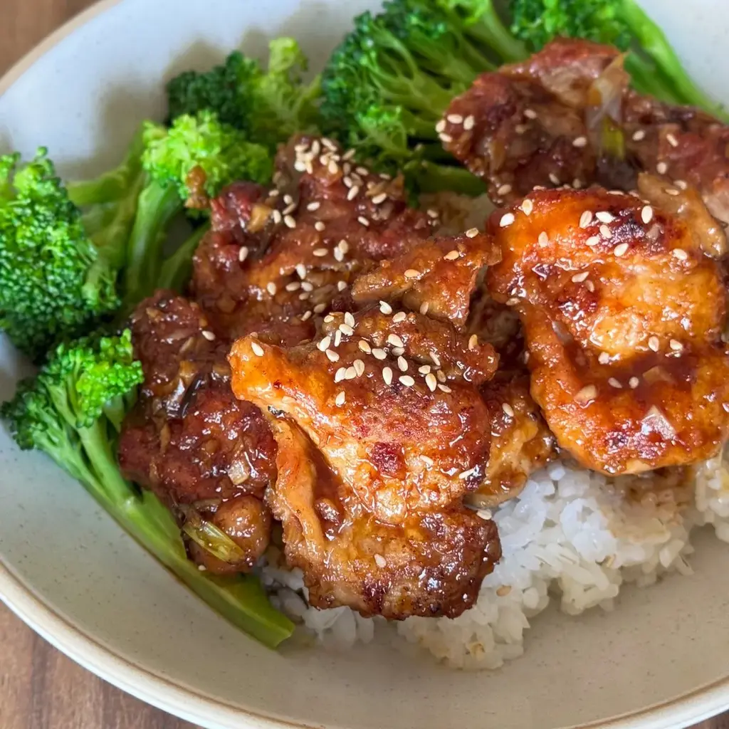 Juicy Air Fryer Korean Soy Garlic Chicken