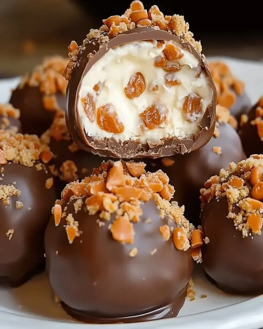 Butterfinger Chocolate Caramel Crunch Truffles Recipe