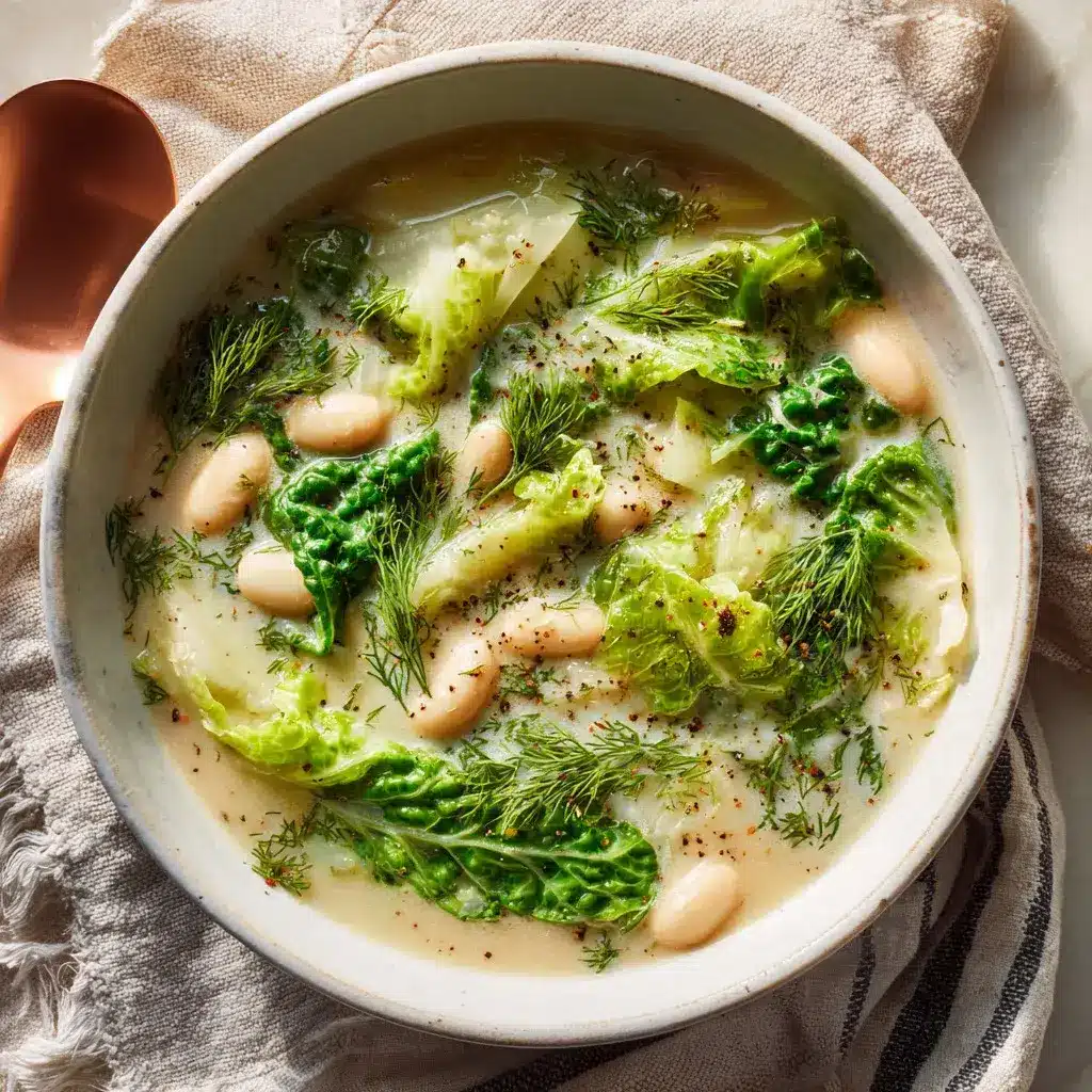 Lemon Dill Cabbage Soup Light Creamy and Comforting
