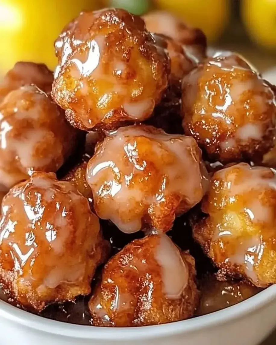 Apple Fritter Bites Recipe Easy Delicious Treat