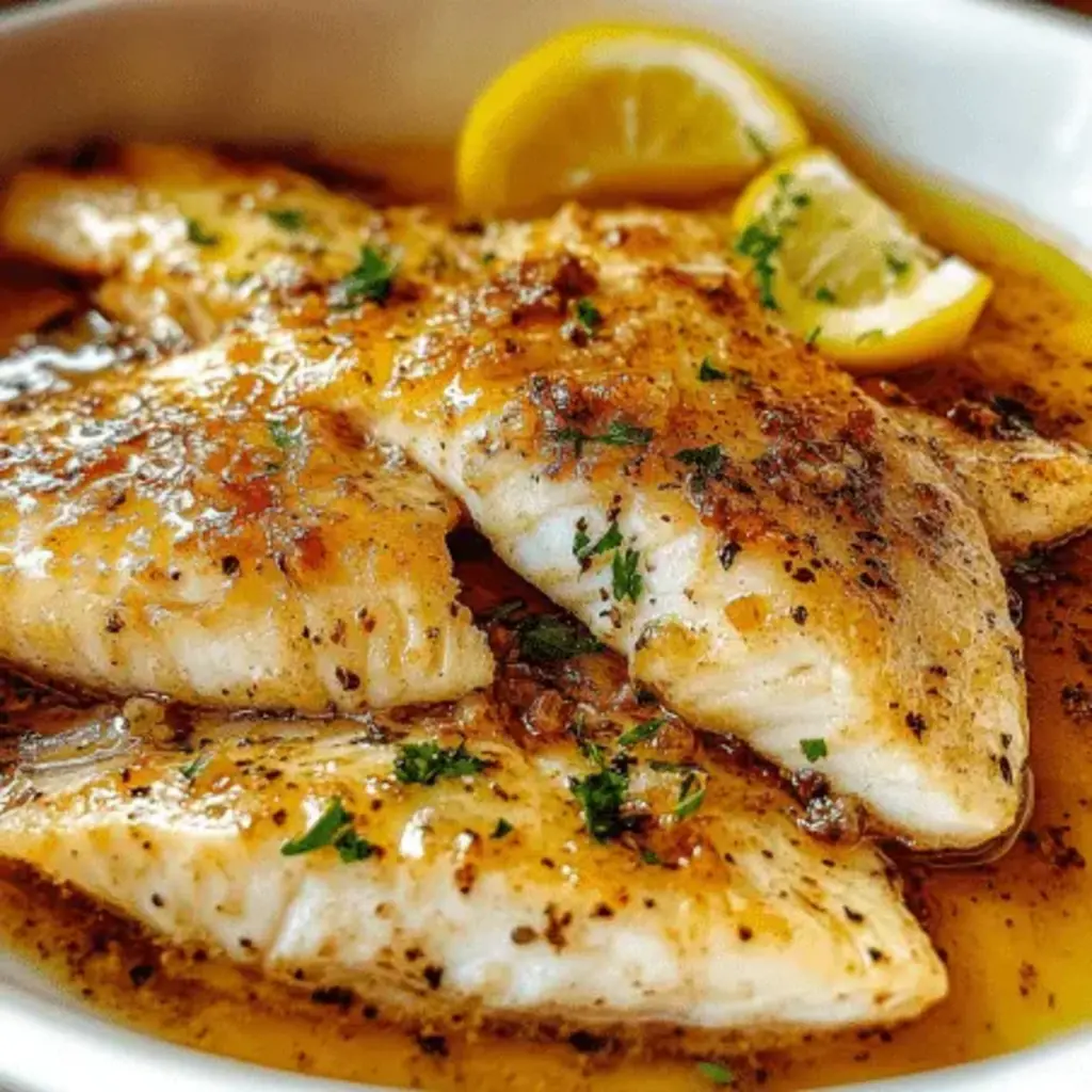 Garlic Butter Oven Baked Tilapia