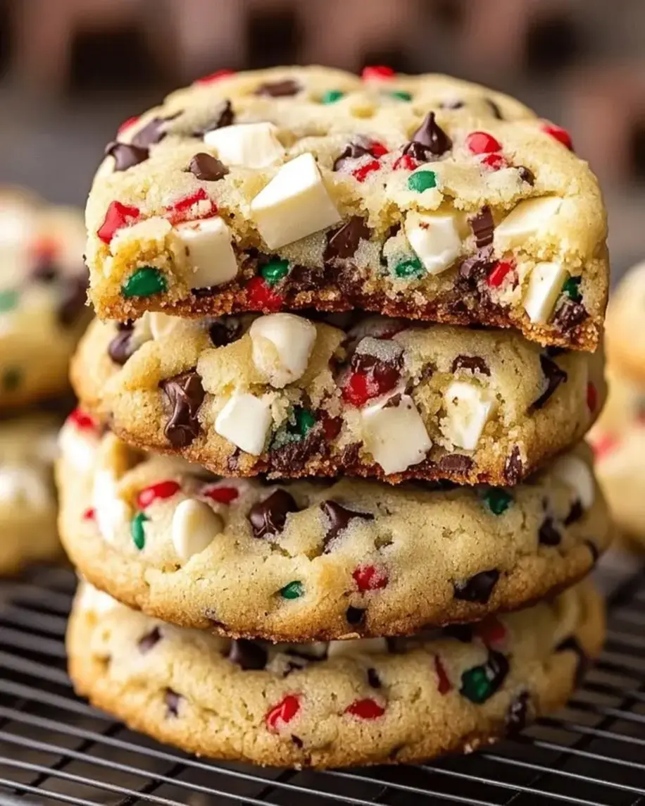 Winter Wonderland Chocolate Chip Christmas Cookies