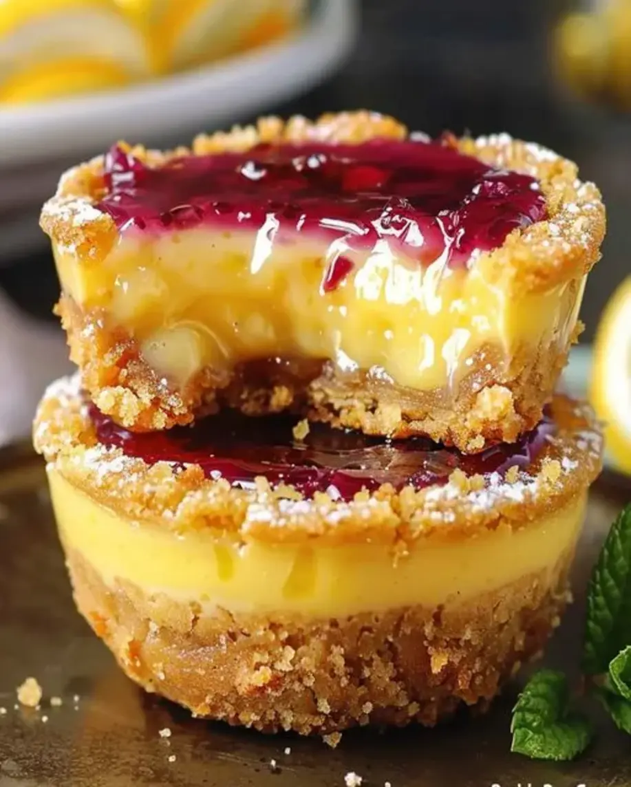 Irresistible Lemon Raspberry Cheesecake Cups