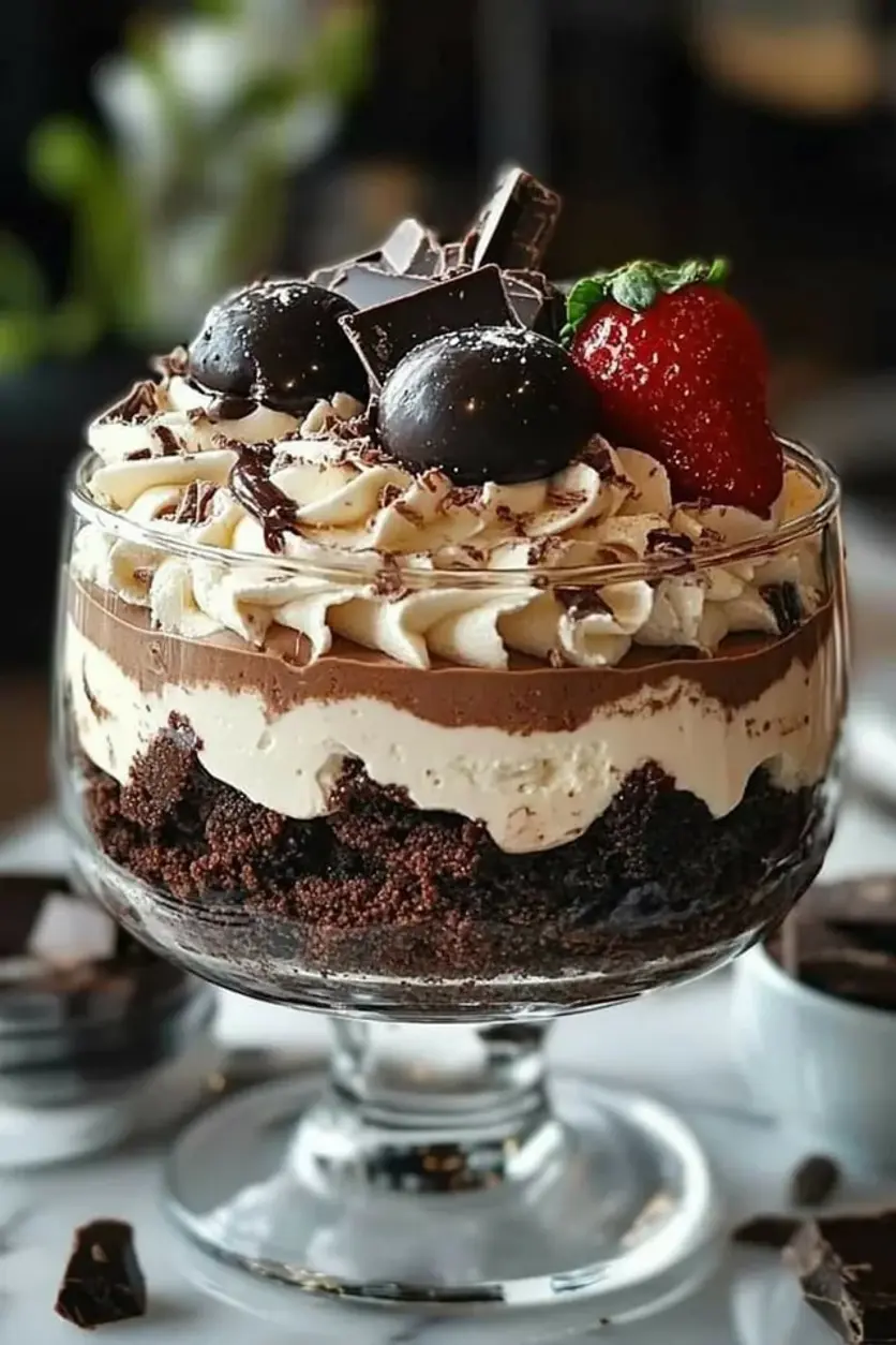Baileys Chocolate Cheesecake Trifle