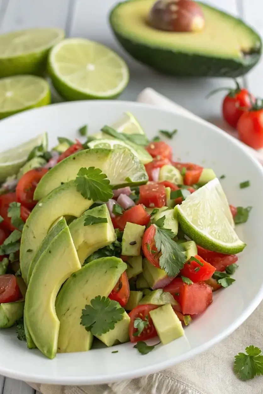 Fresh Avocado Tomato Salad
