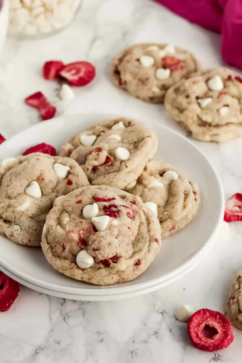 Strawberries Cream Cookies