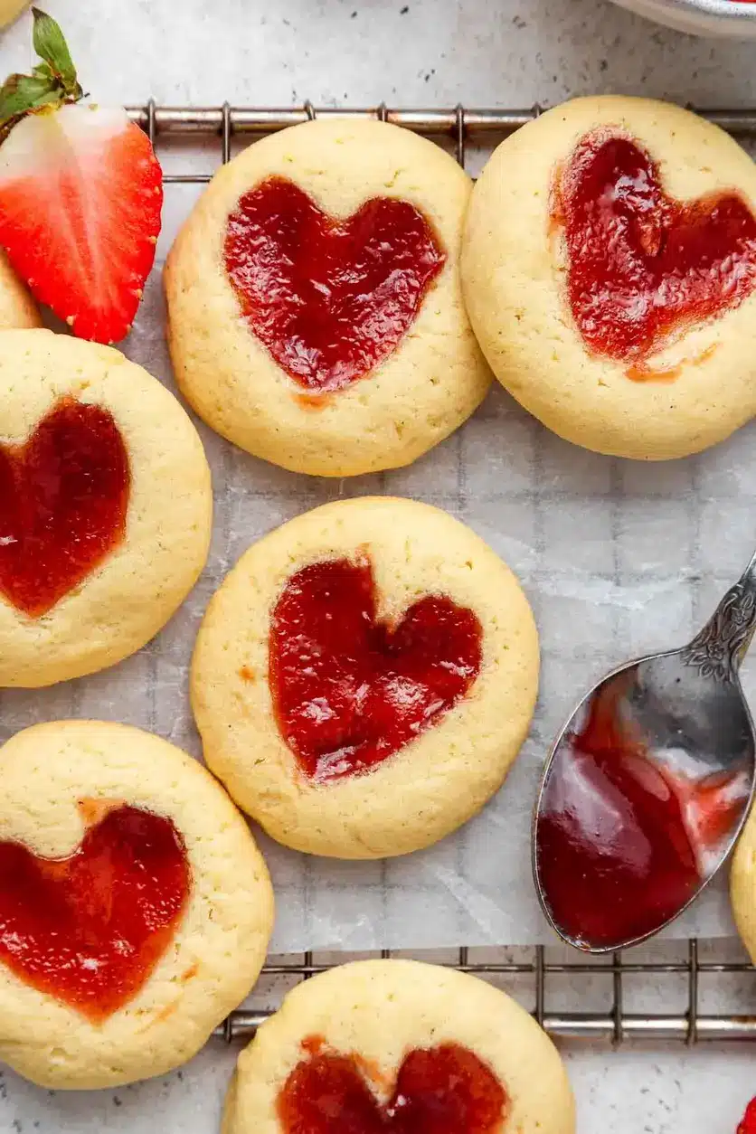 Strawberry Jam Cookies