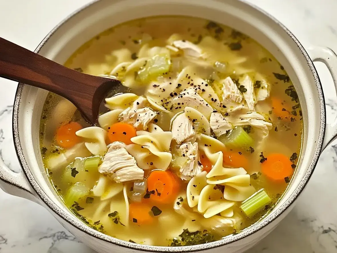 Easy Homemade Chicken Noodle Soup Recipe