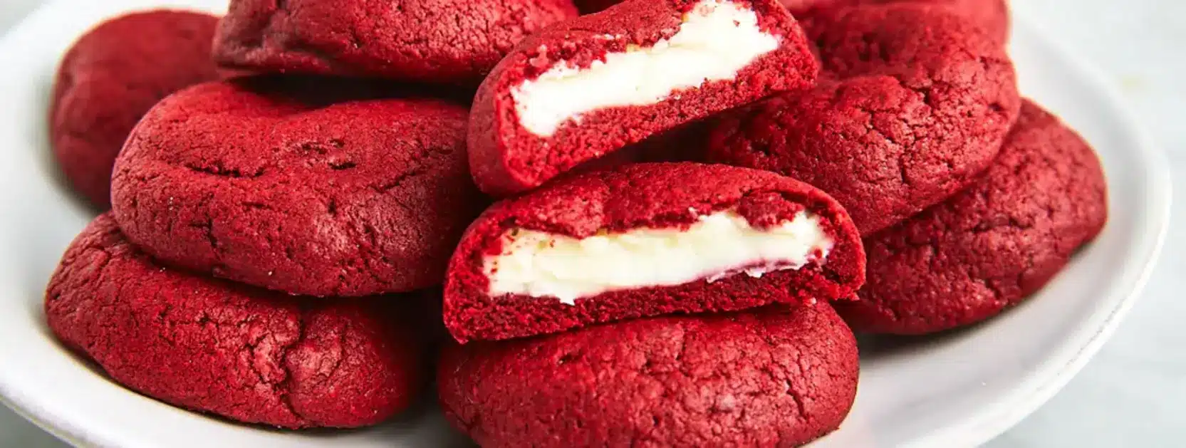 These Inside Out Red Velvet Cookies Have The Sweetest Treat Inside