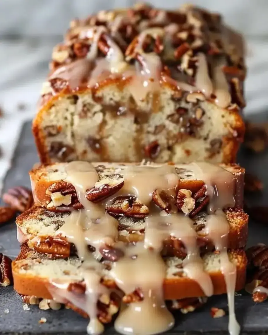 Pecan Praline Buttermilk Loaf Cake