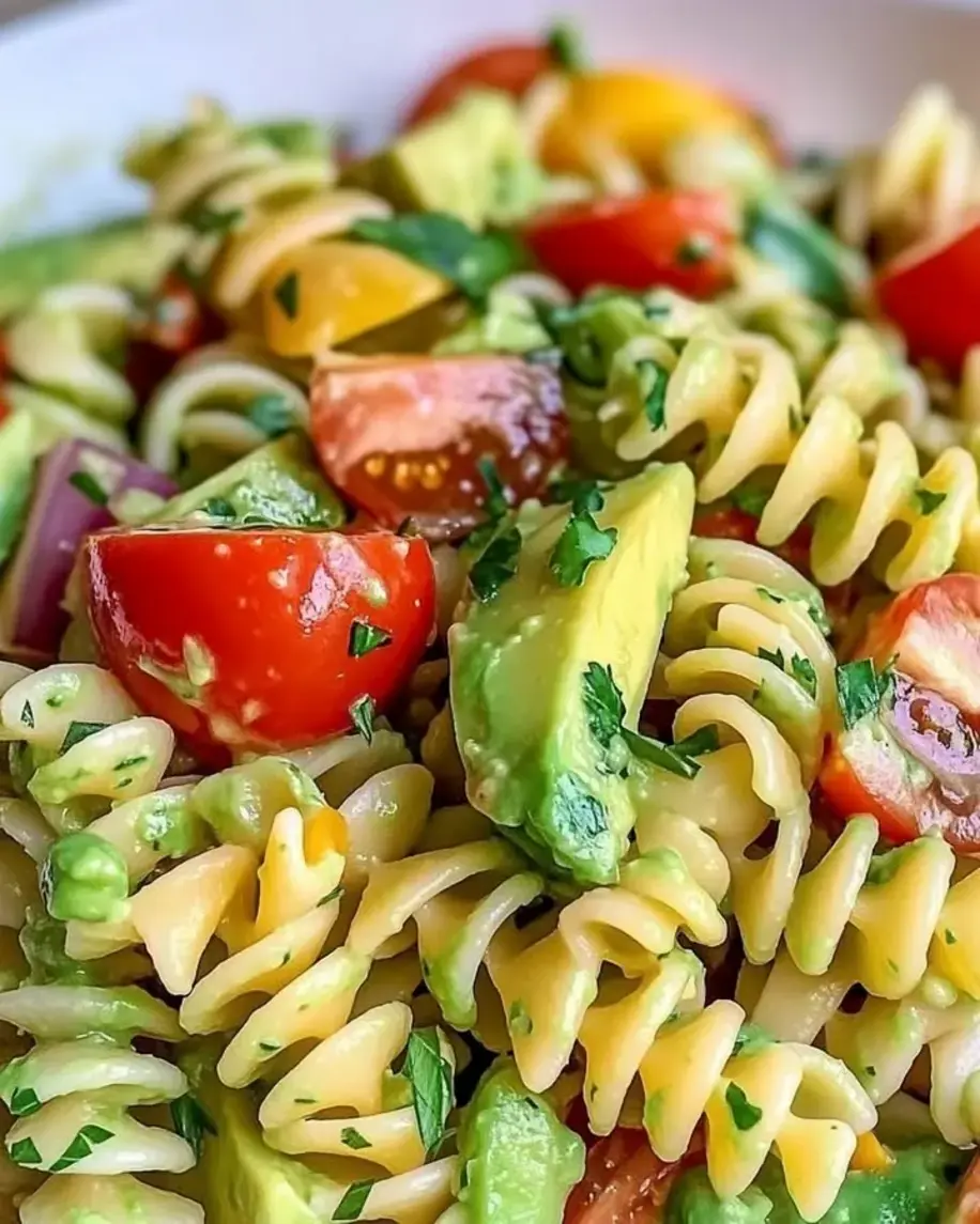 Avocado Cold Pasta Salad