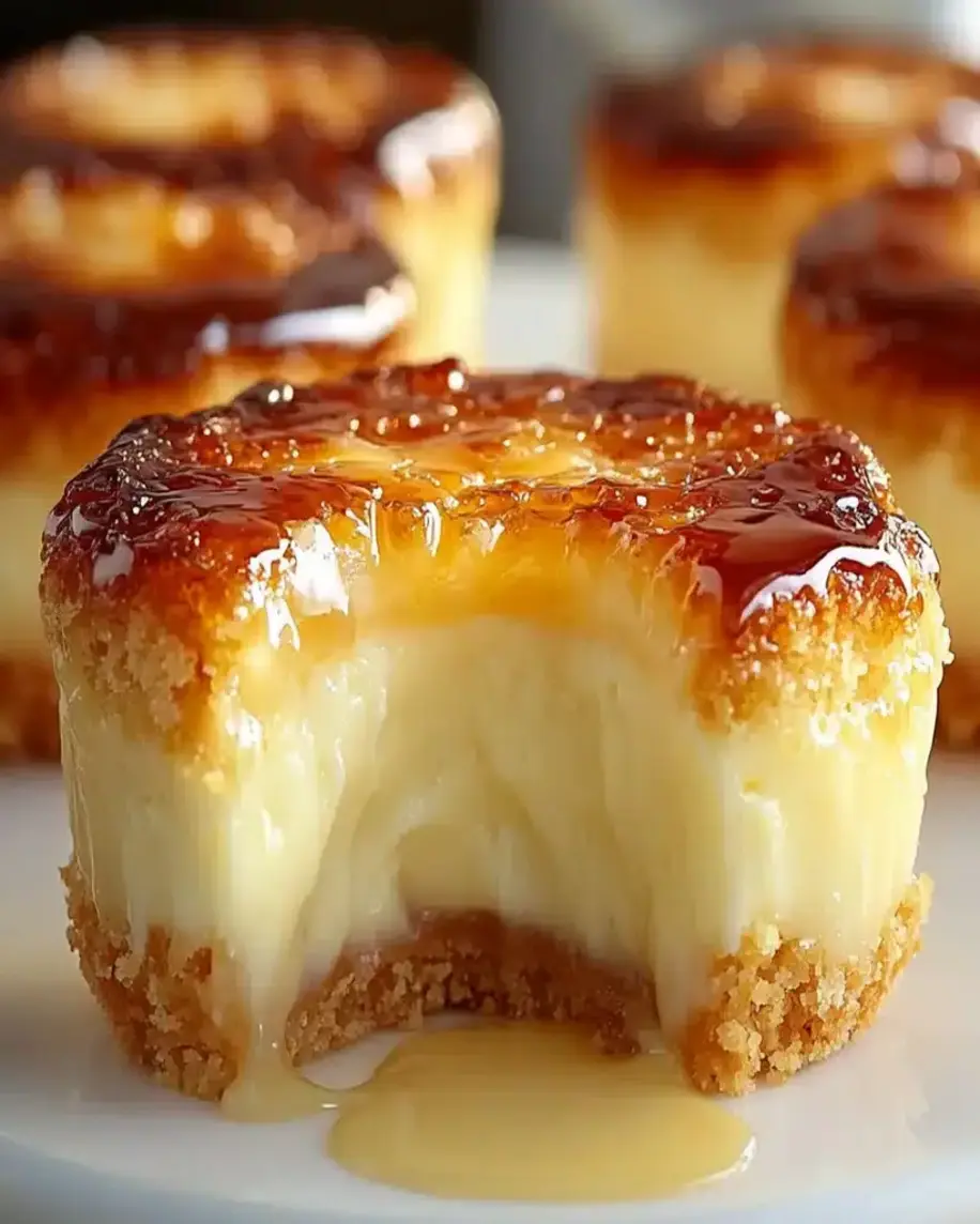 Mini Crème Brûlée Cheesecakes Decadent Dessert Recipe