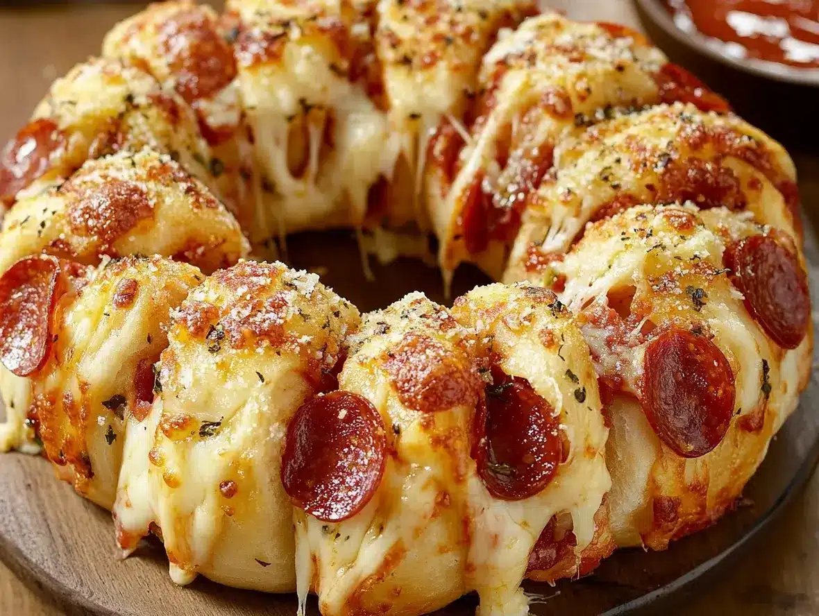 Easy Pull Apart Pizza Bread Recipe for a Crowd
