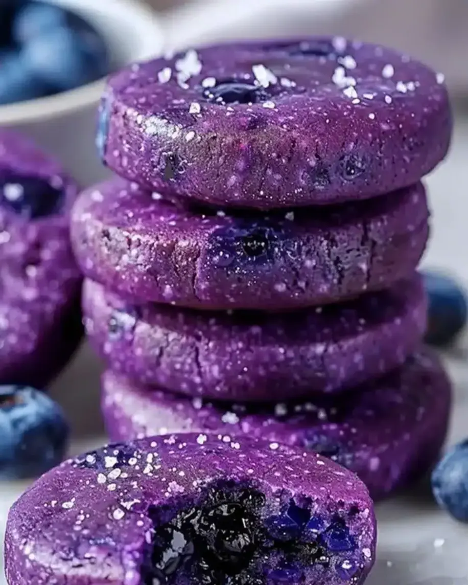 Easy Blueberry Heaven Cookies Soft Chewy Fruity Treats