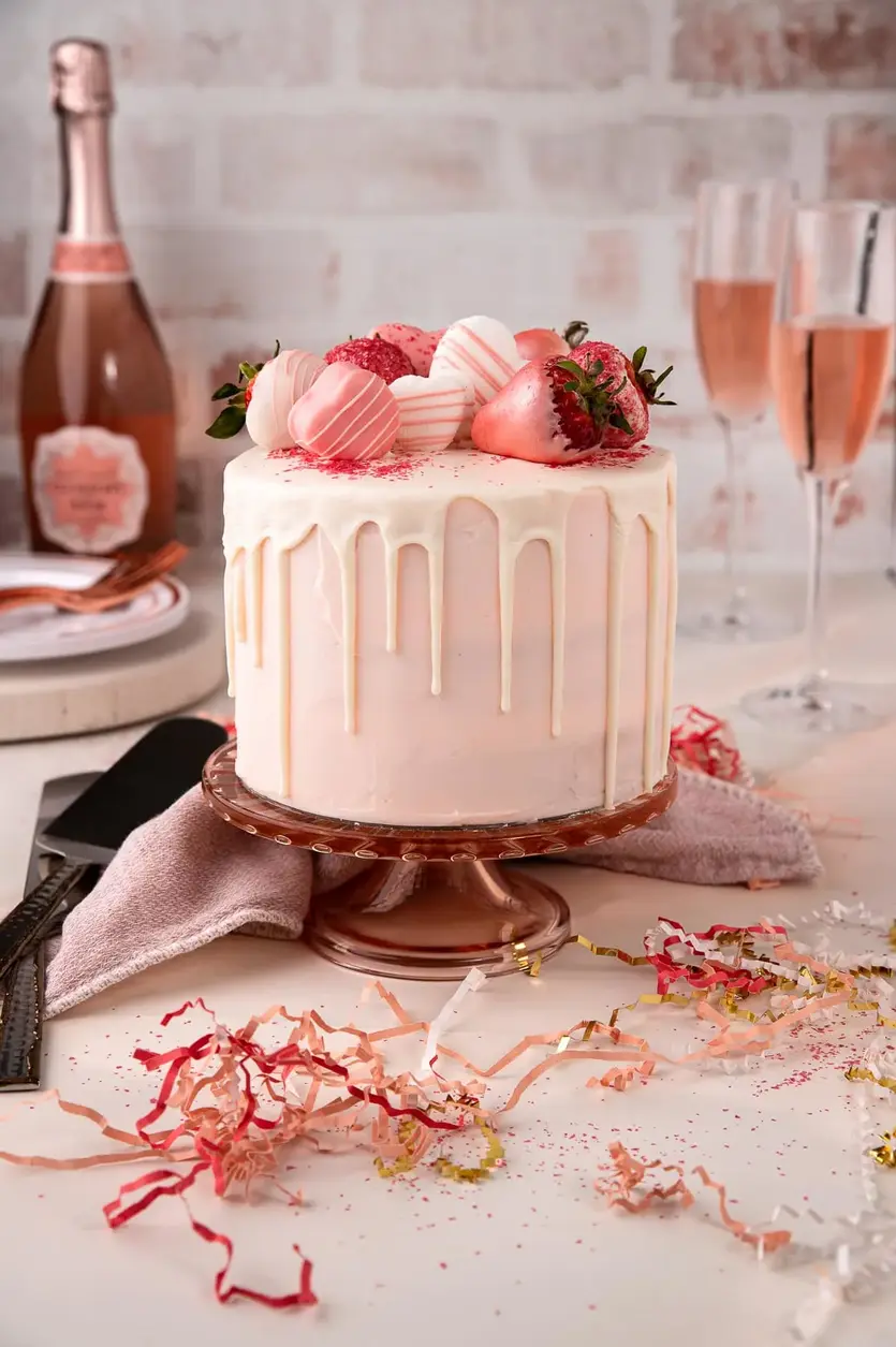 Pink Champagne Cake