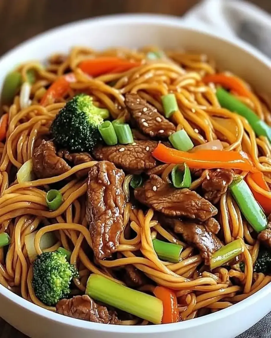 Beef Lo Mein Recipe Easy Homemade Stir Fry Noodles
