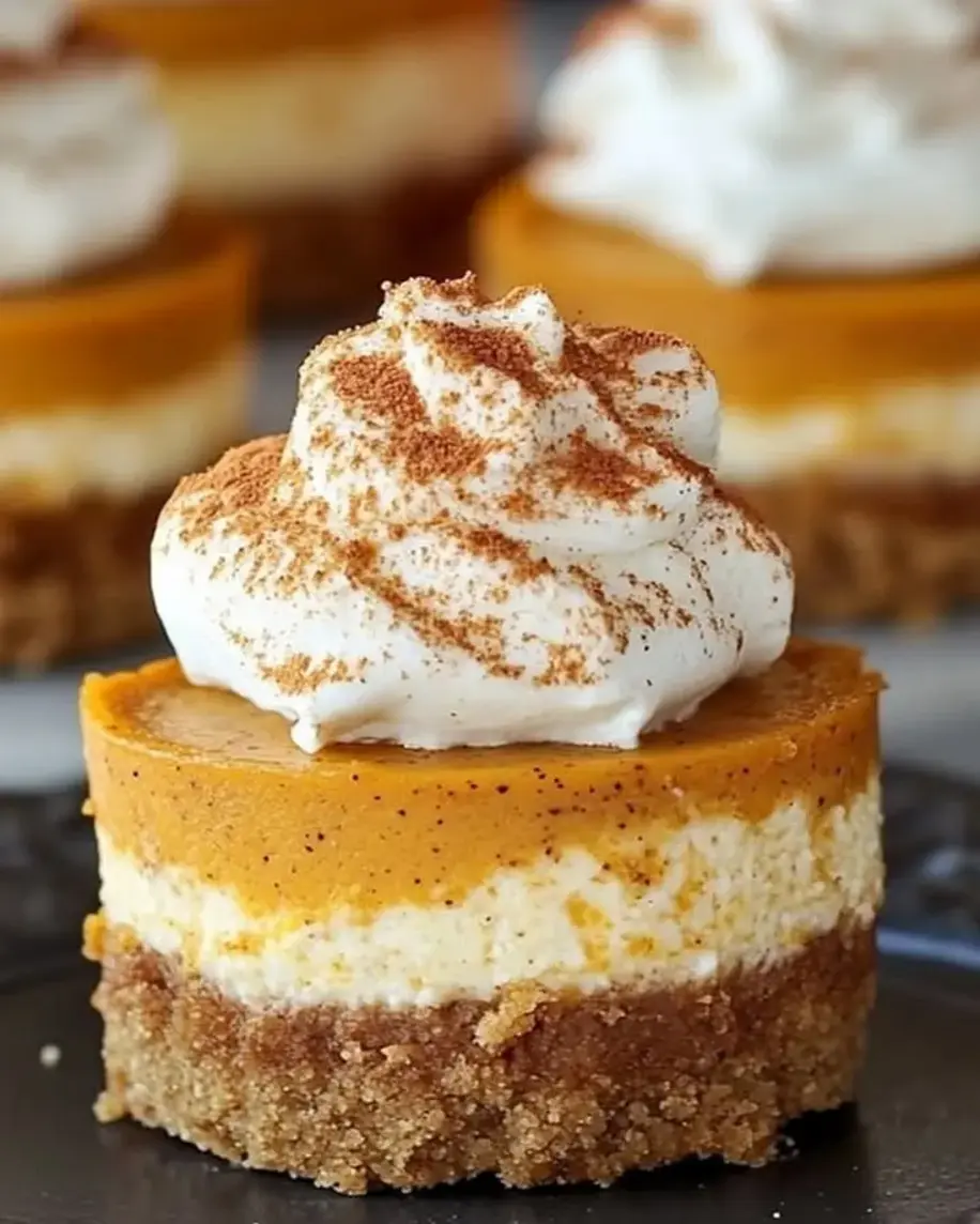 Mini Pumpkin Cheesecake Bites