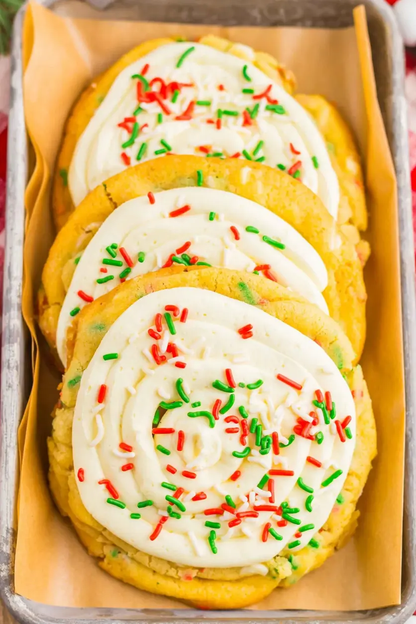 Lemon Glazed Shortbread Cookies