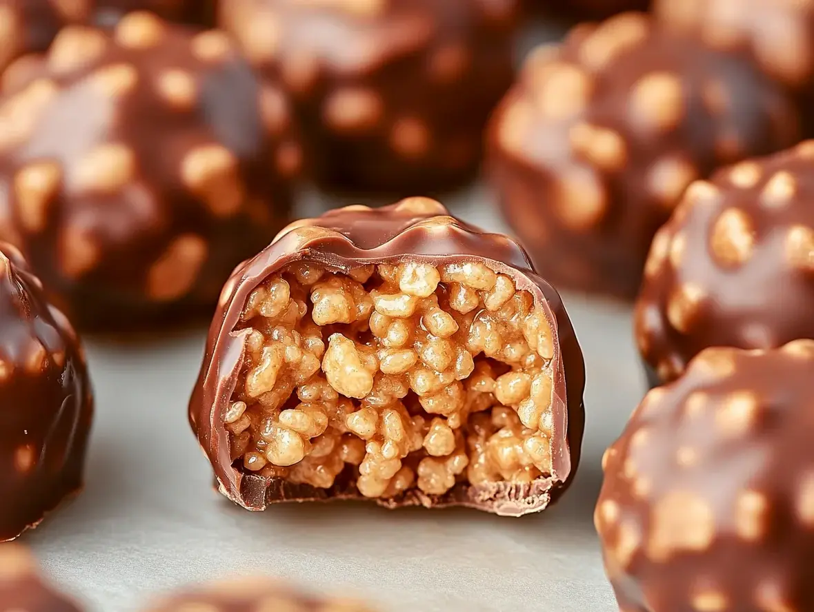Easy Rice Krispie Peanut Butter Balls Recipe