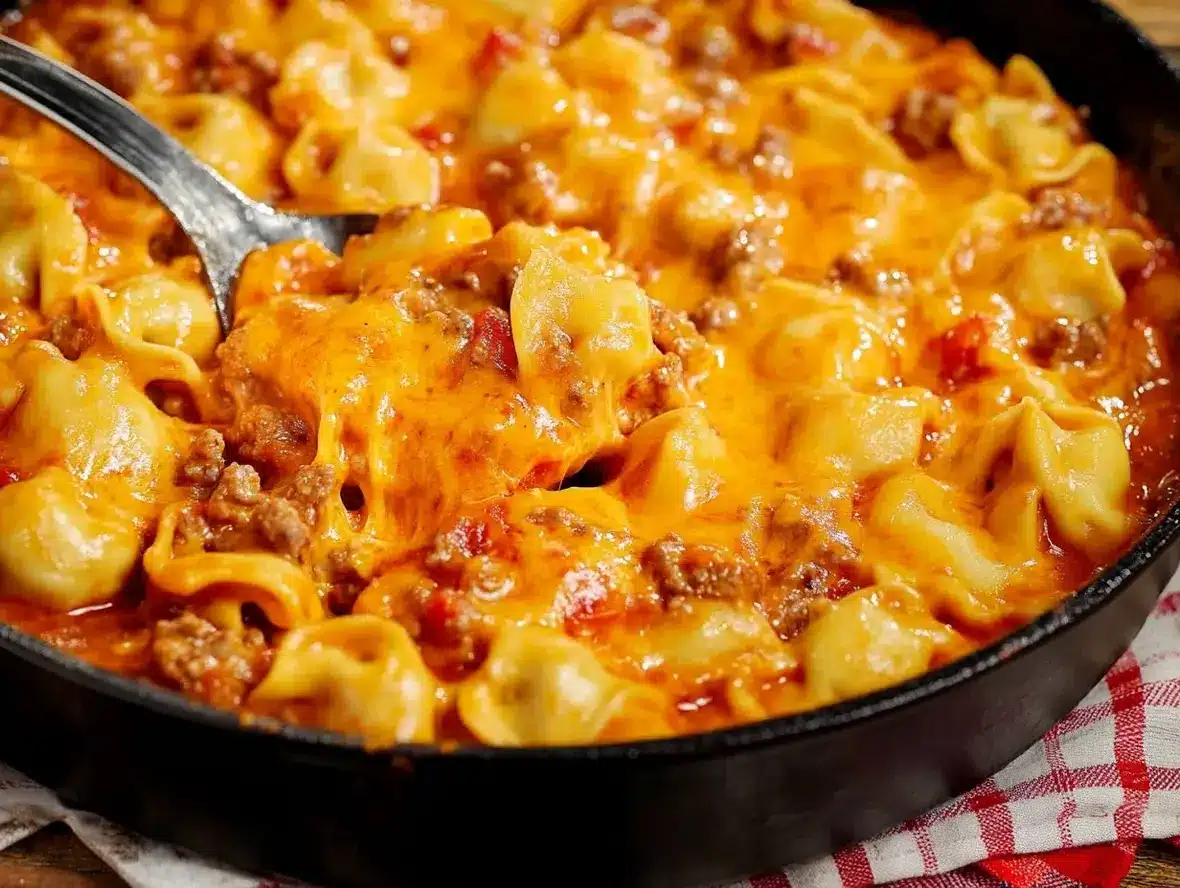 Cheeseburger Tortellini A One Pot Dinner Recipe