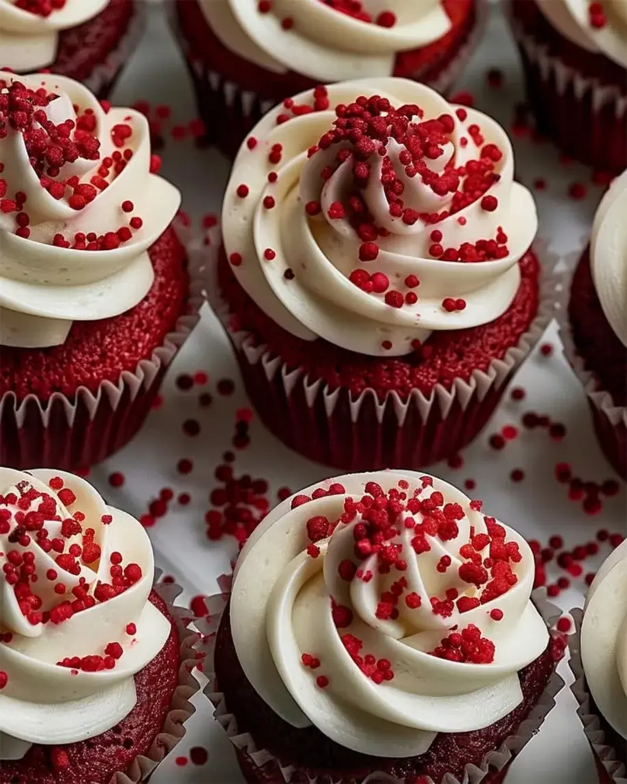 Classic Red Velvet Cupcakes