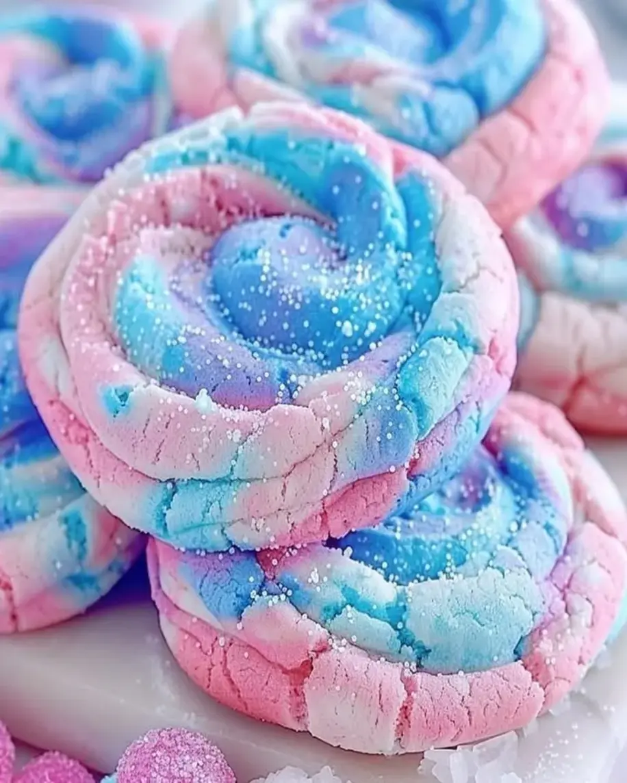Cotton Candy Cookies Recipe Fun Colorful Treats