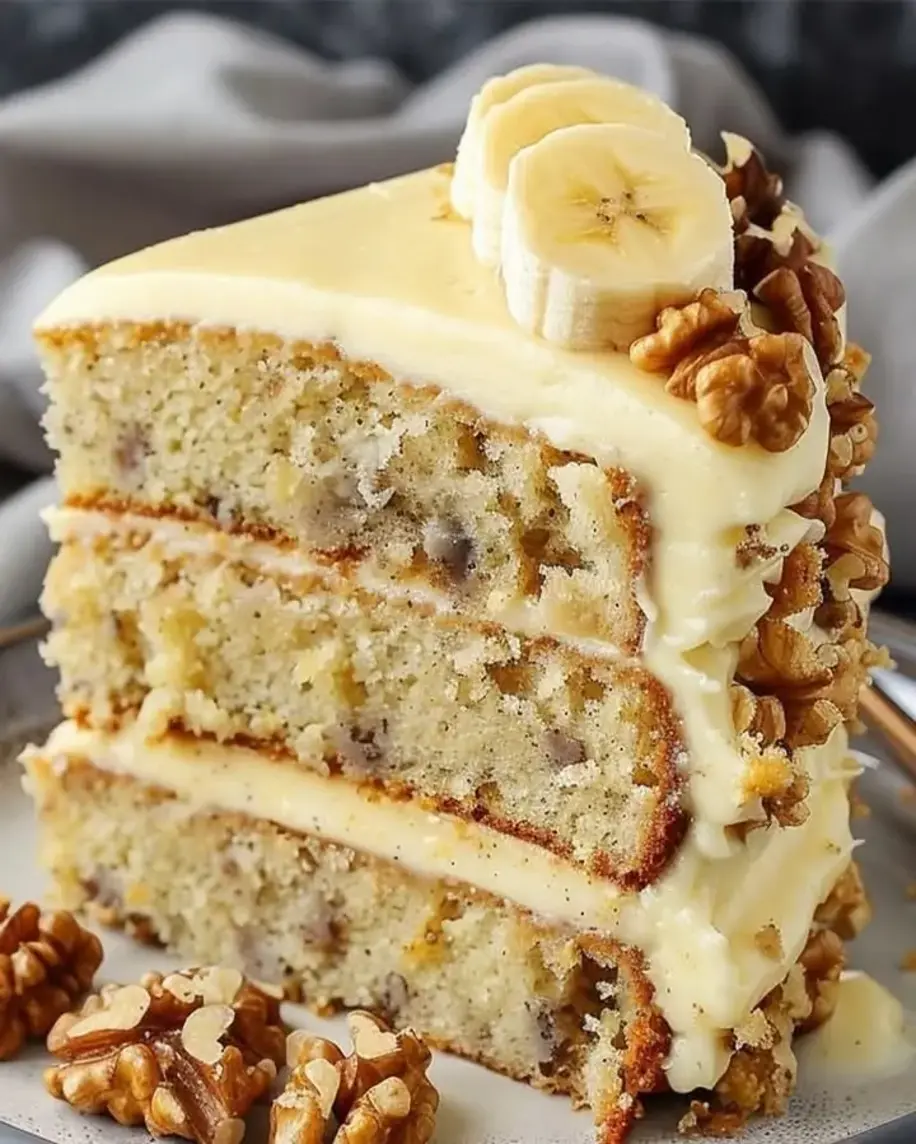 Banana Walnut Dream Cake