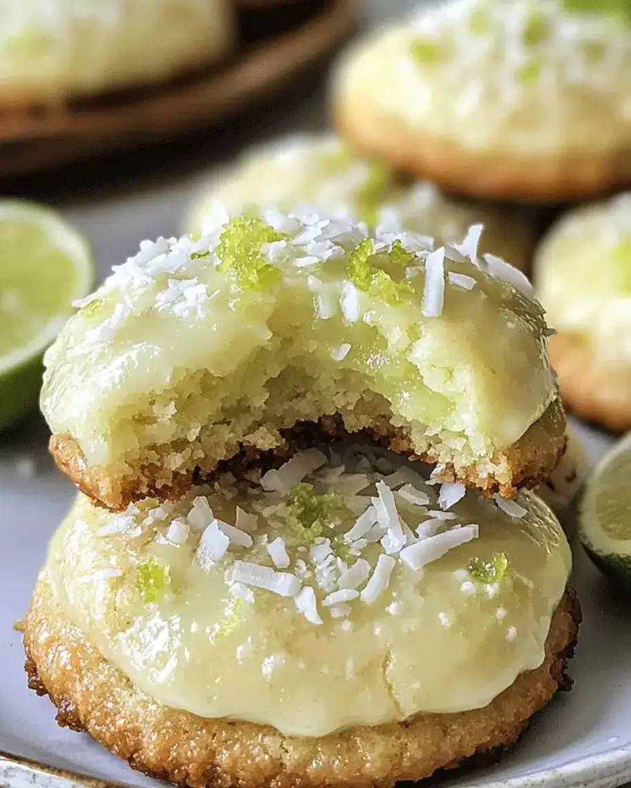 Key Lime Dream Cookies Buttery Tangy Irresistible