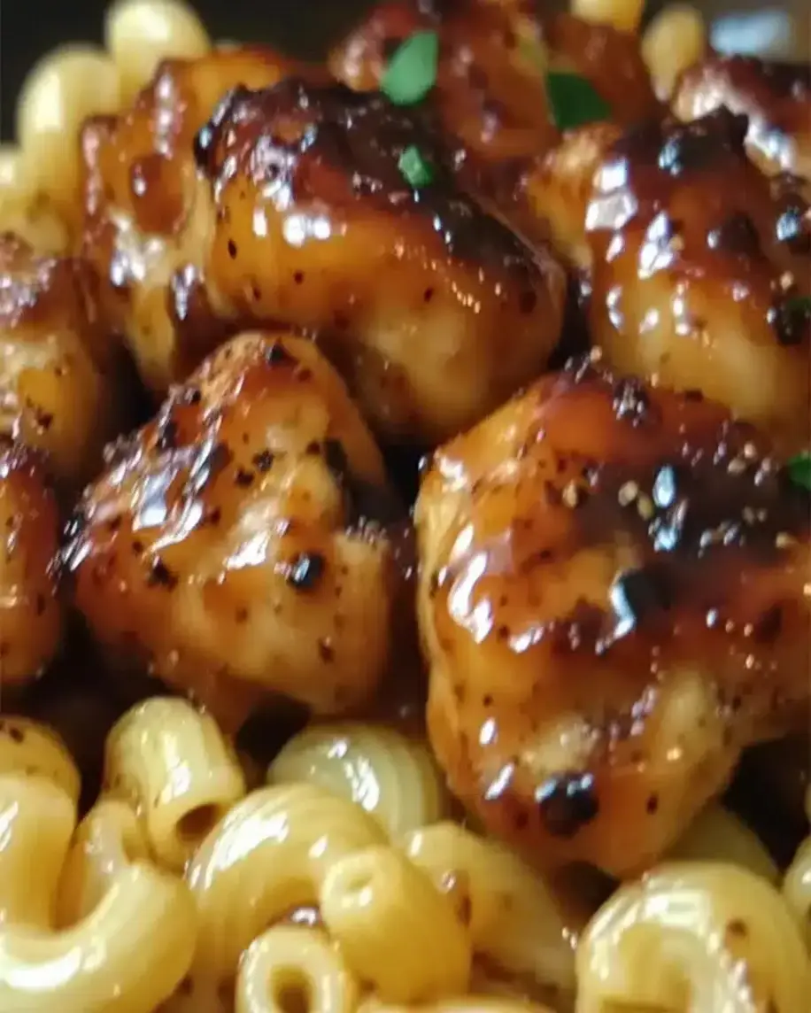Sweet Spicy Honey Pepper Chicken with Mac Cheese The Ultimate Comfort Food Combo