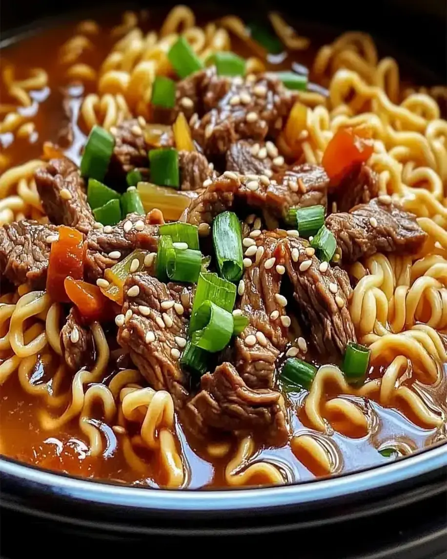Slow Cooker Beef Ramen Cozy Flavorful Effortless