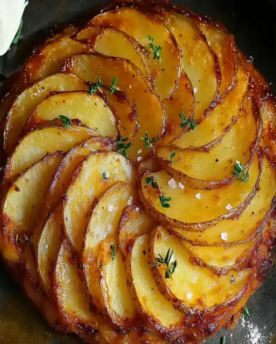 Garlicky Potato Galette Crispy Buttery Impossible to Resist