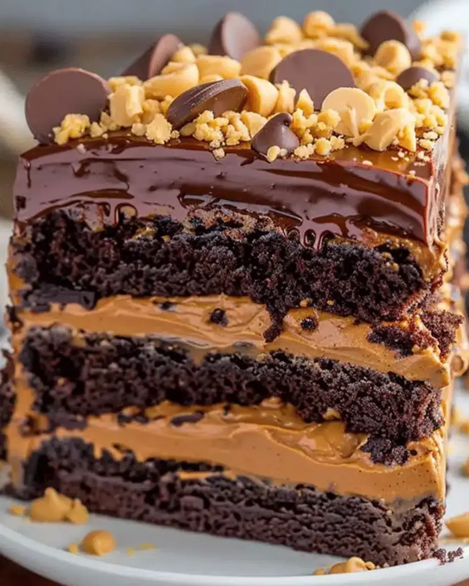 Heavenly Chocolate Peanut Butter Ooey Gooey Cake The Ultimate Indulgence