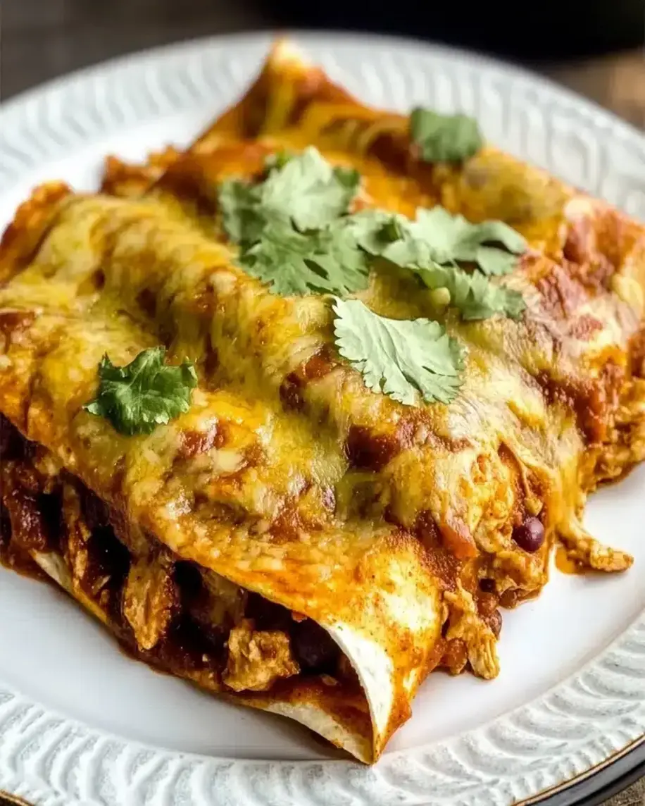 Chicken Enchiladas with Refried Beans Homemade Sauce So Flavorful