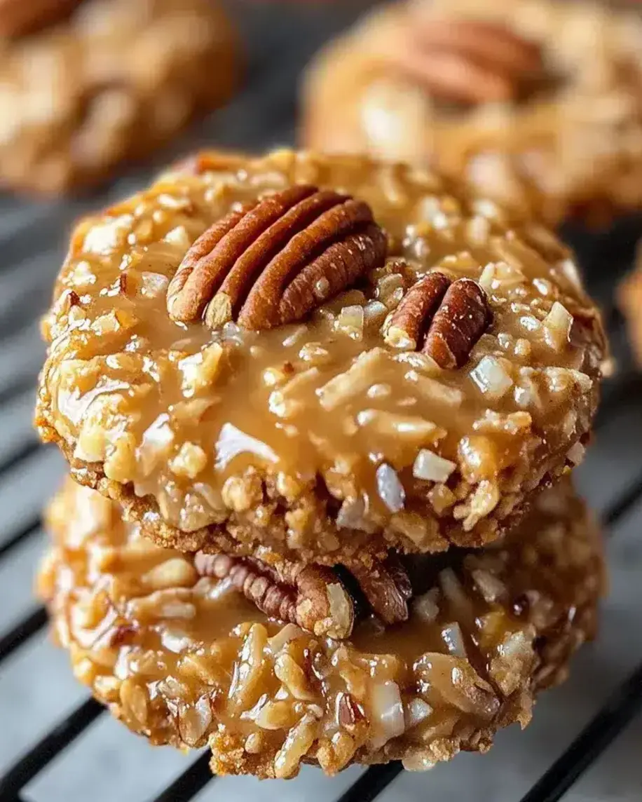 No Bake Pecan Coconut Praline Cookies Easy Irresistible