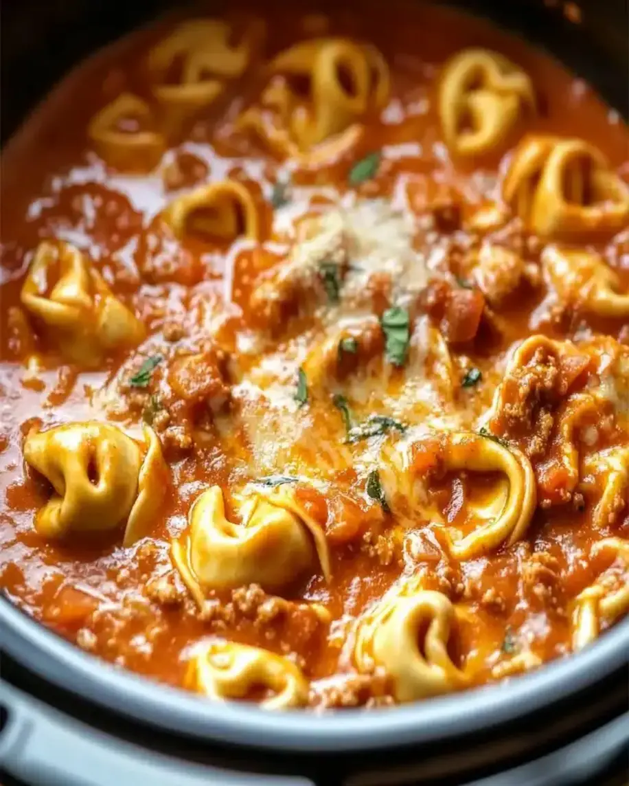 Slow Cooker Cheesy Tortellini The Ultimate Comfort Food