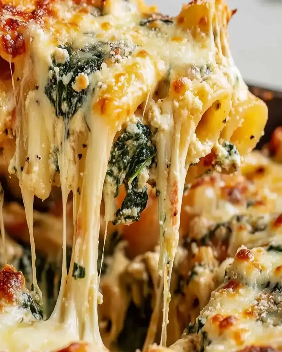 Spinach Ricotta Pasta Bake Cheesy Easy Oh So Delicious