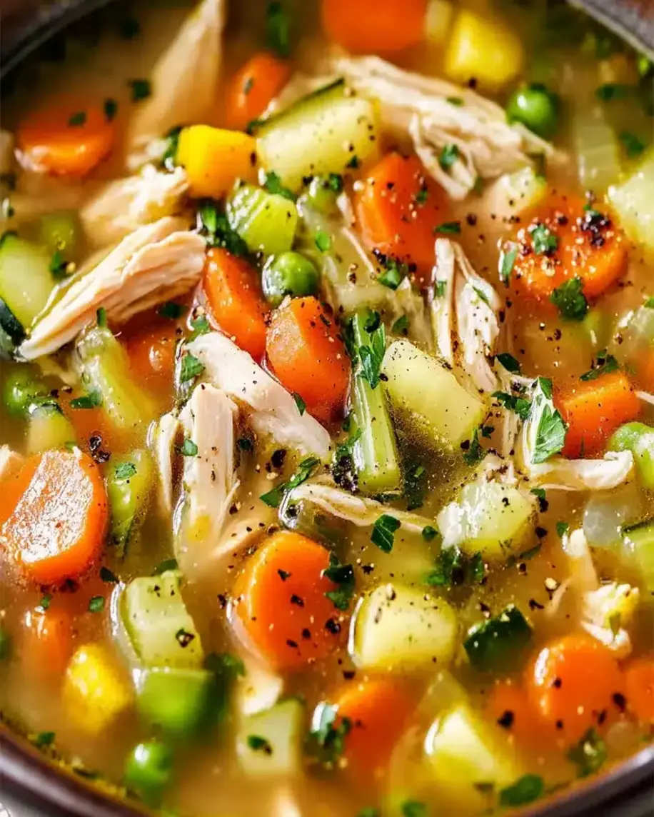 Cozy Chicken Vegetable Soup Recipe Hearty Healthy
