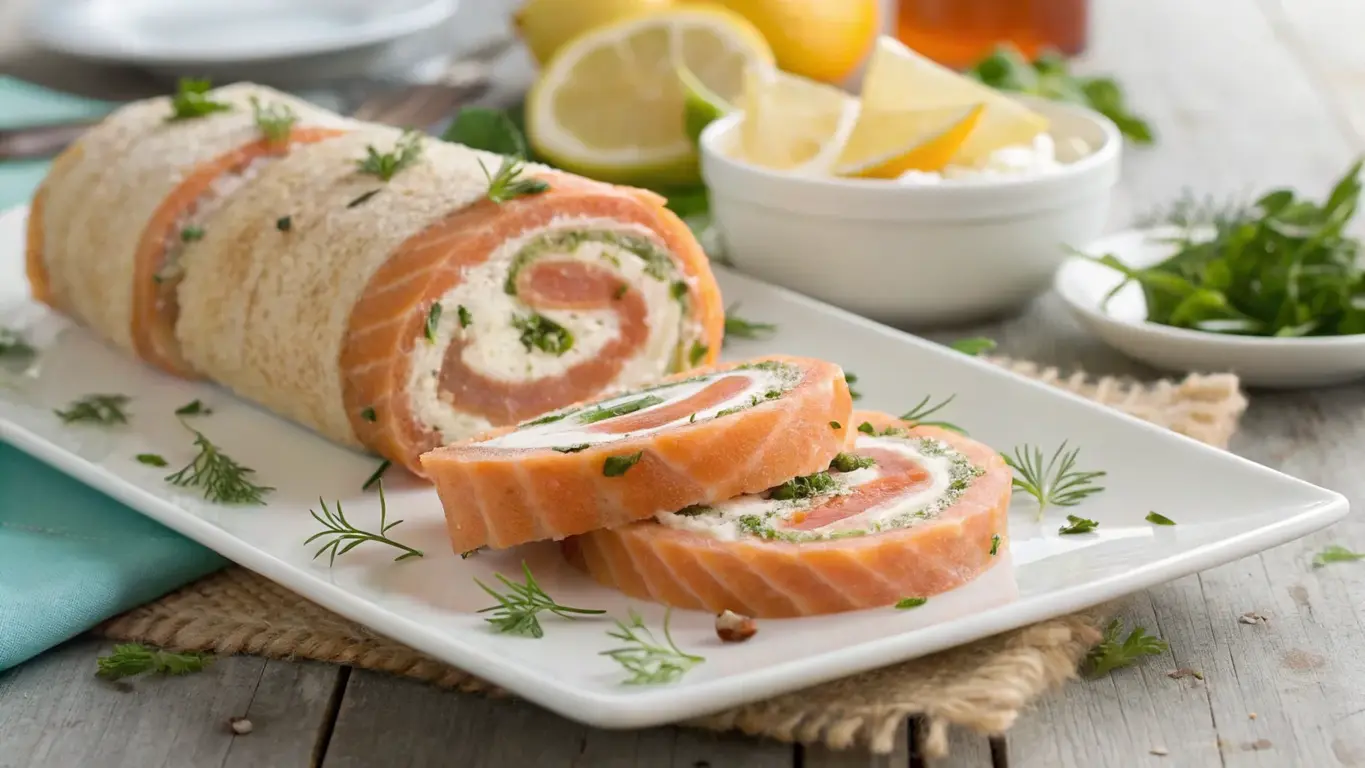 Easy Smoked Salmon Roulade Ready in Just 10 Minutes