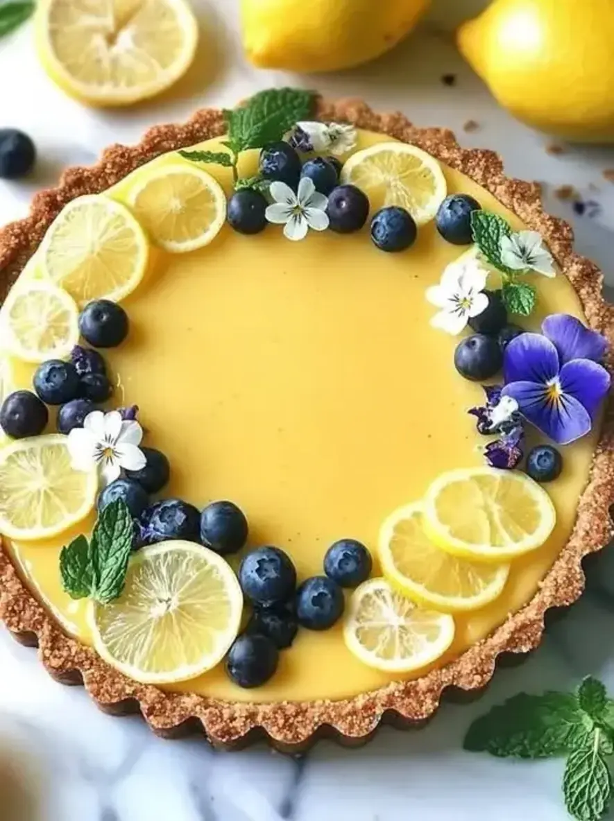 No Bake Lemon Tart