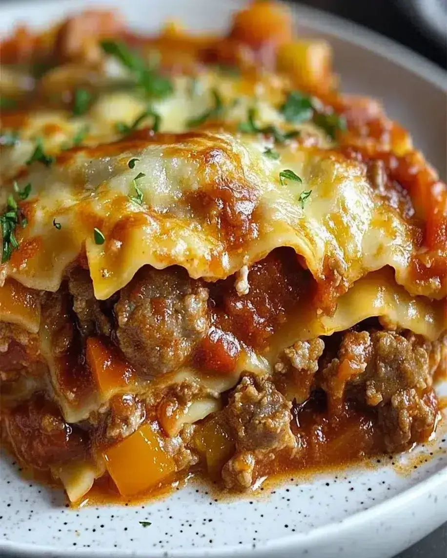 Slow Cooker Sausage Peppers Ravioli Lasagna Easy Flavorful