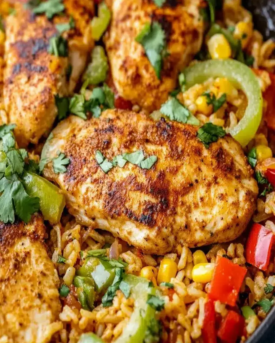 Chicken Rice Taco Skillet Easy One Pan Meal Gluten Dairy Free