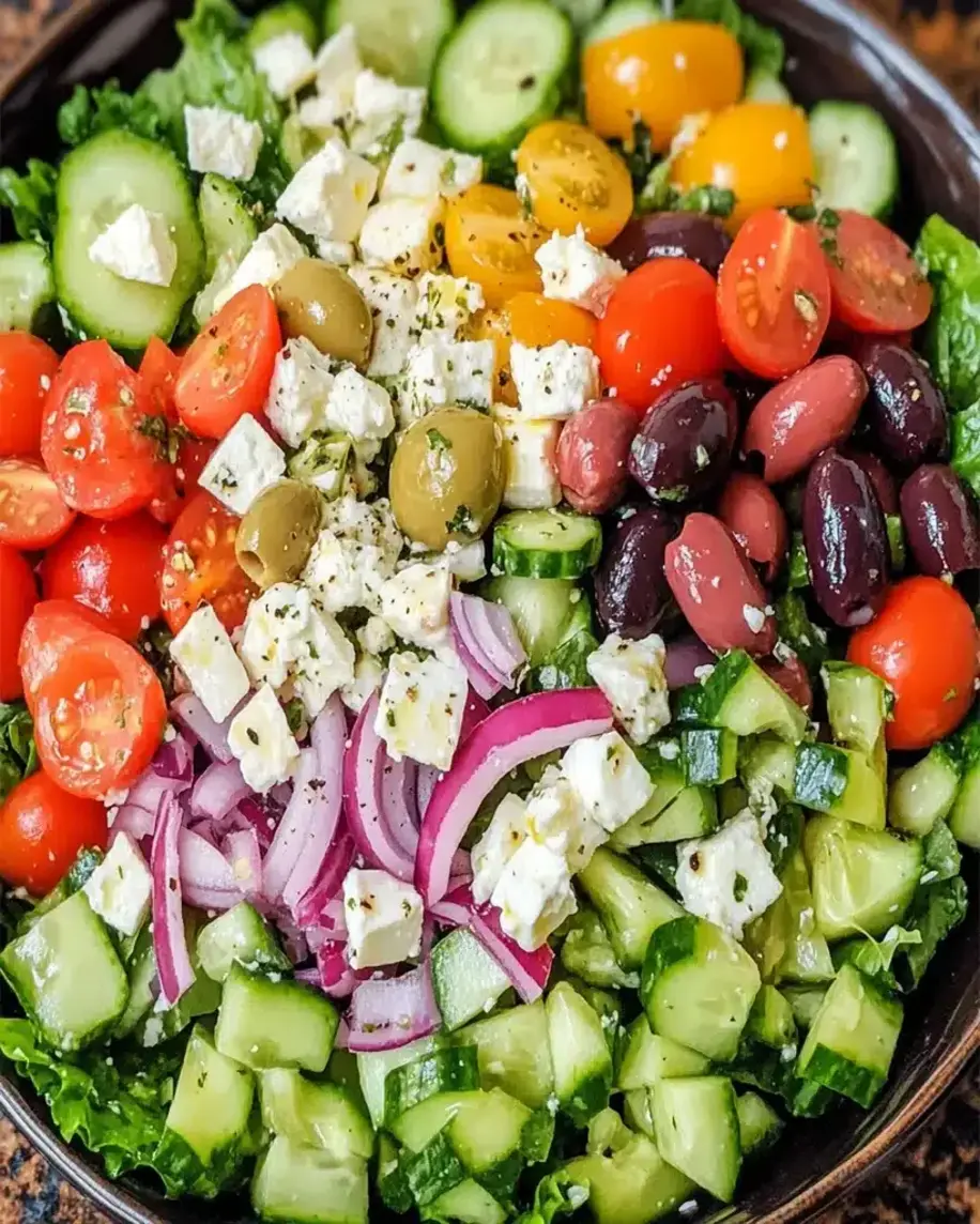 Greek Salad Recipe Fresh Easy Bursting with Flavor